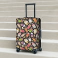 thumbnail image 3 of Wukai Milk Tea Elastic Luggage Cover: Personalized Protection for Your Suitcase - Fits 19~29-inch, Washable & Durable Travel Companion-Small, 3 of 8
