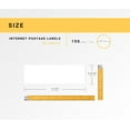 thumbnail image 3 of HOUSELABELS Compatible DYMO 99019 Internet Postage Labels (2-5/16" x 7-1/2"), strong permanent adhesive, compatible with DYMO LW 450, 4XL, Rollo & Zebra Desktop Printers, 18 Rolls /2700 Labels, 3 of 8