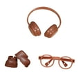 thumbnail image 2 of LeeQinersw Fashion Doll Rain Boots Elegant Comfortable Doll Accessories for 6.69'' Doll brown, 2 of 9