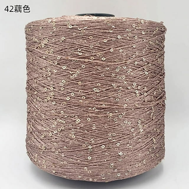 500G Summer Ice Silk Glitter Yarn Sequin Yarn Hand Crochet Thread Knitting Clothes Needlework