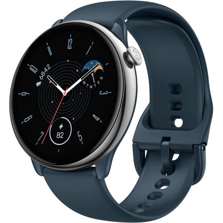 Amazfit GTR Mini Smart Watch for Men,14-Day Battery Life, Sports Watch with GPS, 5 Satellite Positioning Systems, Fitness Health Tracker with Heart Rate, SPO Monitoring,5 ATM Water Resistance, Blue GTR Mini Ocean Blue