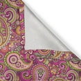 thumbnail image 6 of Ambesonne Paisley Valance & Curtain, Vivid Flowers and Dots, 55"x36", Multicolor, 6 of 6
