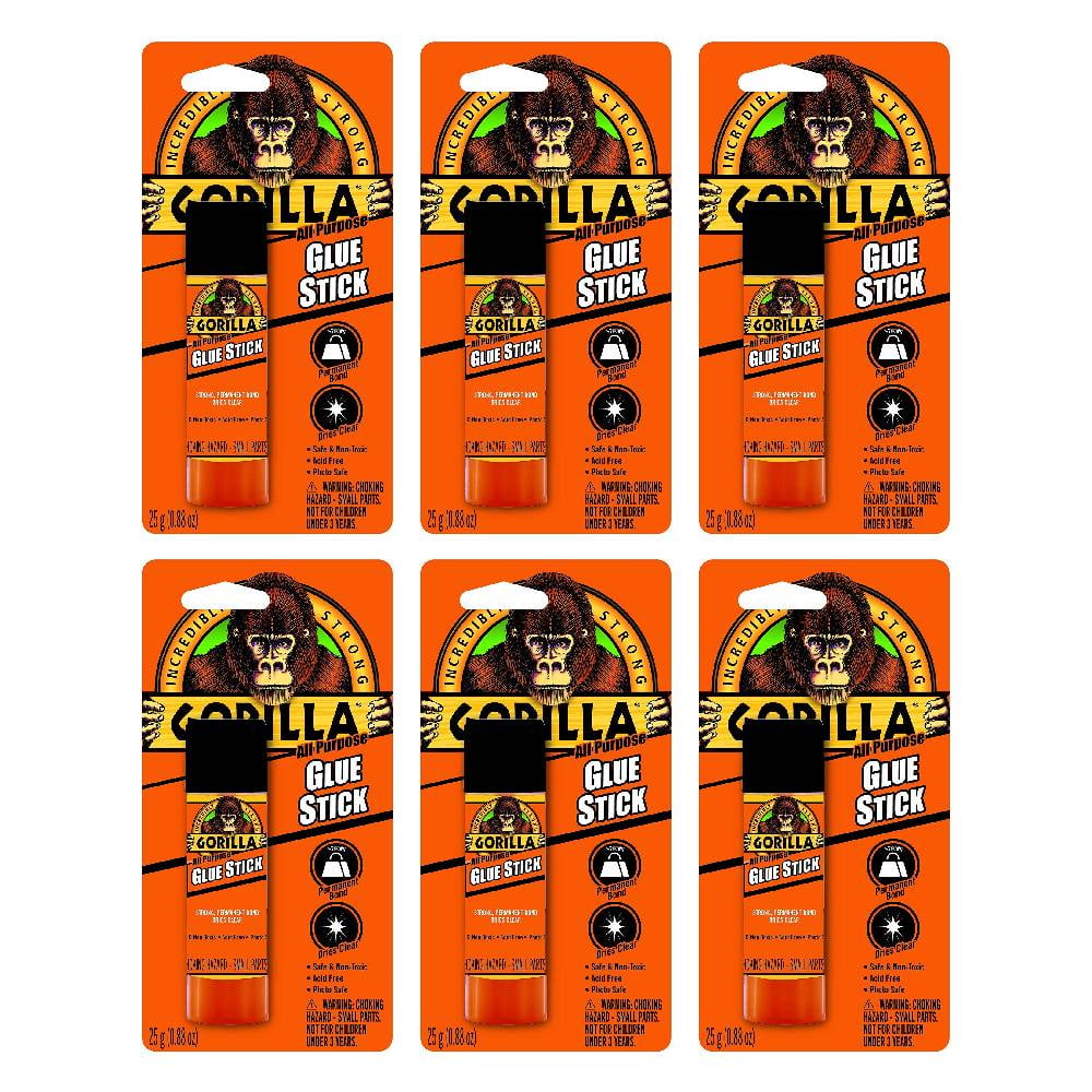 Gorilla Glue Stick All Purpose 25g Permanent Bond Adhesive Dries Clear