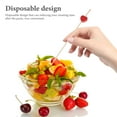 thumbnail image 3 of Hytrove 100Pcs Bamboo Skewers for Appetizers with Elegant Design for Hotels, 3 of 8