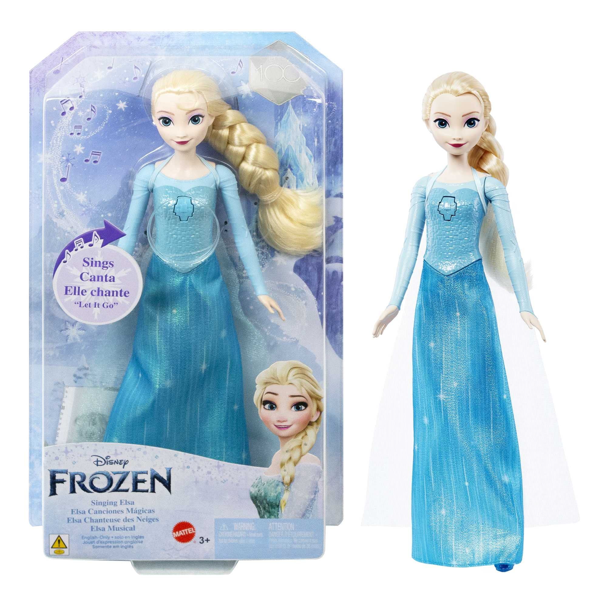 Muñeca cantante Disney Frozen Elsa con ropa exclusiva Walmart en