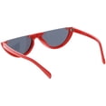 thumbnail image 4 of Extreme Semi Rimless Cat Eye Sunglasses Neutral Colored Lens 55mm (Red / Smoke), 4 of 4
