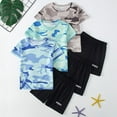 thumbnail image 6 of Tkrady Toddler Boys Clothes Spring Summer New Sportswear Cute Graphic Short Sleeve T Shirt Tops Shorts 2 Piece Set, Sizes 1-8 Years, 6 of 6