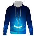 thumbnail image 1 of Sudadera con capucha y cremallera con imagen inteligente de IA para hombre, mujer y niño, con estampado 3D, para niño y niña, de manga larga, 1 of 6