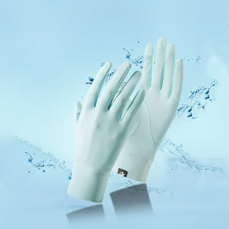 

Cotton Work Gloves Warm Gloves for Women Cotton Gloves Winter Gloves Ice Skating Gloves Cloth Womens Gloves Ladies Anti- Gloves Blue One Size
