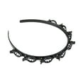 thumbnail image 4 of Guardurnaity Banda para el cabello Diadema de plástico Mujer Peinado Clip Chica Peluquería Accesorio Joyas, Negro Type2 NO2 Guardurnaity CBP043846, 4 of 6