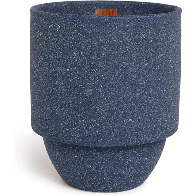 Bougie Parfumée Paddywax Parks dans un Pot en Céramique Texturée Réutilisable avec Mèche en Bois Craquelée, Bougie de Soja à Combustion Propre avec Env. 77 Heures de Combustion, Bougies-Cadeaux Décoratives pour la Maison, Acadia, 11 oz