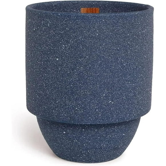 Bougie Parfumée Paddywax Parks dans un Pot en Céramique Texturée Réutilisable avec Mèche en Bois Craquelée, Bougie de Soja à Combustion Propre avec Env. 77 Heures de Combustion, Bougies-Cadeaux Décoratives pour la Maison, Acadia, 11 oz