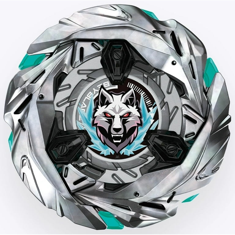 カジマルSILVER WOLF Takara Tomy Beyblade UX-08 Silver Wolf 3-80FB Starter Set