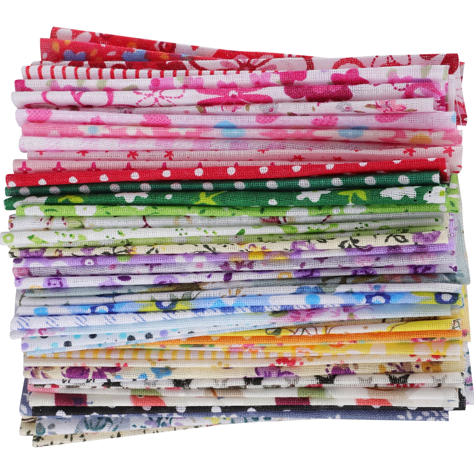 180Pcs Cotton Fabric Bundle,Pre-Cut Quilt Squares,DIY Sewing Quarters  Bundle for DIY Sewing Scrapbooking Quilting Dot Pattern,4x4Inch