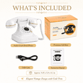 thumbnail image 5 of RDYMONKEY Retro Audio Guest Book Phone for Weddings, Parties - Record Custom Voice Messages w/ 8GB SD Card, USB Playback, LED Indicator - Vintage Gift for Anniversary, Birthday, 5 of 8