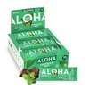 ALOHA Plant Based Protein Bars, Chocolate Mint, 14g Protein (Pack of 12)