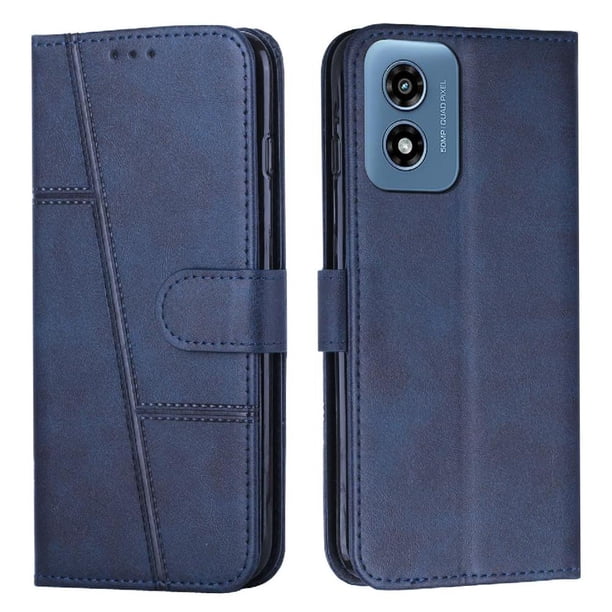 Funda Flip para FOXDOCK Motorola Moto G04/G24 – Carcasa delgada y resistente a impactos con soporte para uso diario y profesional