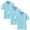 Light Blue1, variant on yillto 3 Pack Kids Top Short Sleeve Golf Shirts Cotton Collared Casual Lightweight Summer Tees Tshirts