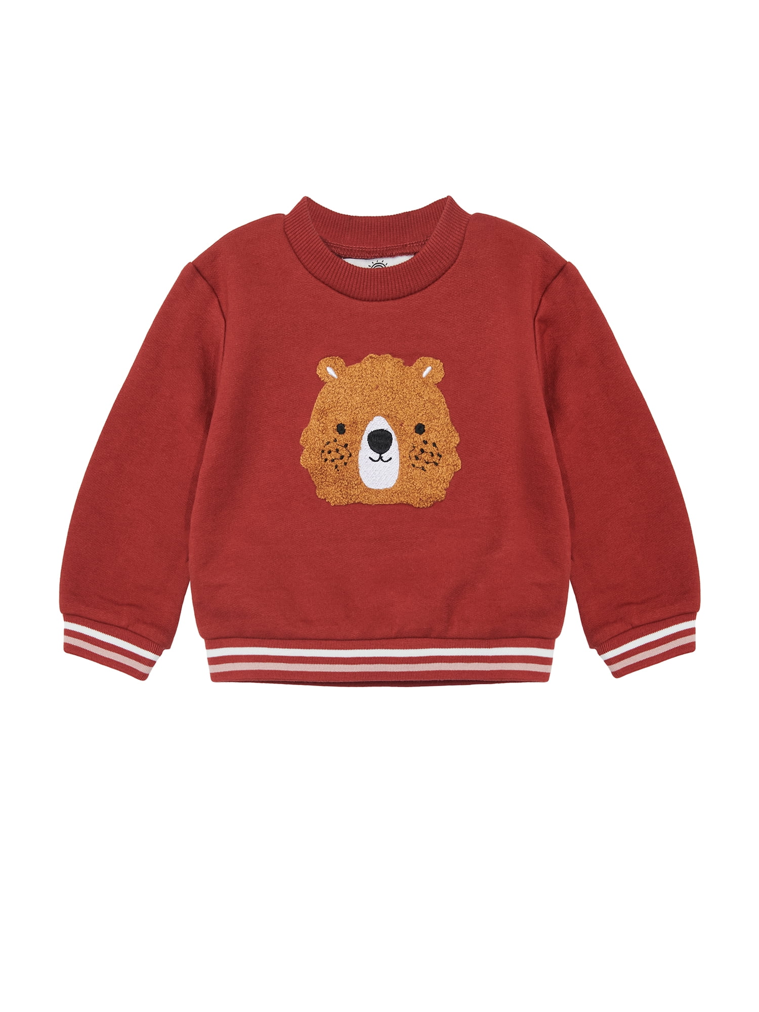 Wonderluxe Baby Boys' Teddy Fleece Pullover and Jogger Pants Set, 2-Piece, Sizes 0/3M-24M