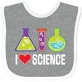 thumbnail image 3 of Inktastic I Love Science Chemistry Teacher Boys or Girls Baby Bib, 3 of 4