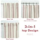 thumbnail image 5 of Cortinas DriftAway, mezcla de lino a rayas verticales, 137 cm, 2 paneles, 5 of 8