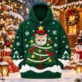 thumbnail image 2 of Pet Pouch Hoodie for Christmas Cute Oversized Cat Dog Carrier Hoodies with Big Pocket Women's Men's Christmas Sweatshirt, 2 of 5