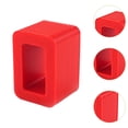 thumbnail image 4 of 2 soportes para hebillas cinturón seguridad que mantienen el receptáculo en posición vertical. Brillan en la oscuridad. Fácil acceso. Silicona Rojo, 4 of 6
