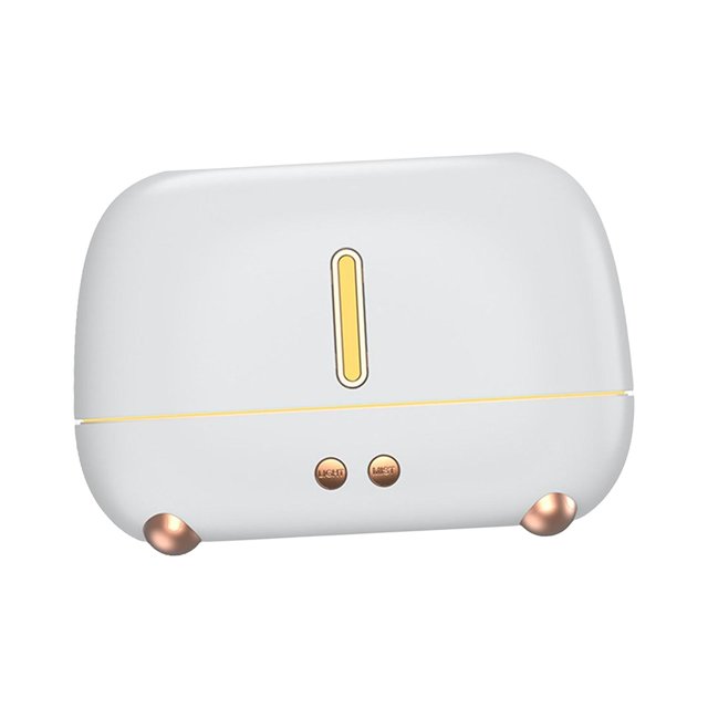Humidificador de aire Colco portátil USB Flame Whisper blanco 18 x 8 x 12,3 cm