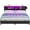 Black, variant on Aheaplus King Size Bed Frame with Storage Headboard and Charging Station, Industrial Platform Metal Bed with LED Lights, Steel Slat Support, No Box Spring Needed, Noise-Free, Easy Assembly, Black