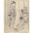 thumbnail image 3 of Sukenobu Ishigawa 20x24 Black Modern Framed Museum Art Print Titled - Two Young Women (1750), 3 of 5