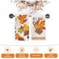 thumbnail image 6 of It‘s Fall Y‘All Maple Leaves Kitchen Dish Towel Set of 2, Watercolor Thanksgiving Leopard Leaf Fingertip Towel Hand Drying Baking Cooking Cloth, Autumn Seasonal Home Farmhouse Decoration 18x26, 6 of 6