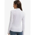thumbnail image 4 of Women's Slim Fit Mock Turtleneck Pullover Top - Long Sleeve Lightweight Casual Shirt, 4 of 6