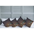 thumbnail image 2 of Ambesonne City Throw Pillow Cover 4 Pack, Abstract Cityscape Bokeh, 18", Multicolor, 2 of 7