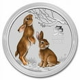 thumbnail image 4 of 2023 Australia 1 kilo Silver Lunar Rabbit BU (Colorized, SIII), 4 of 4