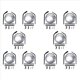 thumbnail image 1 of 10X Espejo de InspeccióN Debajo del VehíCulo - Espejo de Seguridad de 12 Pulgadas de DiáMetro con Ruedas y Luz LED, 1 of 5