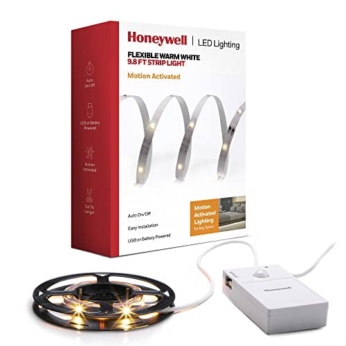 Honeywell 9.8ft Motion Activated Flexible LED Warm White Strip Light