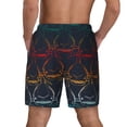 thumbnail image 3 of Kdxio Cartoon Sharks Print Men'S Swim Trunks With Compression Liner 7 Inch Inseam Quick Dry Swim Shorts, 3 of 7