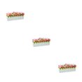 thumbnail image 3 of Matsuzay Simulación de flores artificiales, plantas, valla, maceta, planta falsa para de oficina, centro de mesa, arreglo para el hogar, Type1 NO1, 3 of 6