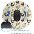 thumbnail image 4 of Disketp Chicken Cartoon Small Mouse Pad 7.9x7.9 Inches,Washable Round Mousepad for Office Laptop Computer,Non-Slip Rubber Base Mouse Pads for Wireless Mouse, 4 of 8