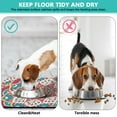 thumbnail image 3 of Dog Food Mat with Vintage Abstract Spiritual Zen Mystic Cultural Pattern, Durable Waterproof Absorbent Non-Slip Pet Feeding Mat, 3 of 6