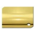 thumbnail image 2 of Deltana SDPA325CR003 Heavy Duty Pocket Lock; Adjustable; 3-1/4" x 2 1/4" Passage; Lifetime Brass Finish, 2 of 2
