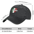 thumbnail image 2 of Vaffanculo Italian Funny Hat Adjustable Denim Baseball Cap Black Dad Hat Men Women, 2 of 6