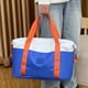 thumbnail image 3 of Bolsa de viaje Oxford de color contrastante para mujer para vacaciones (azul claro) Ehuebsd Para Estrenar, 3 of 7
