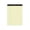 Canary, variant on Staples Notepad 8.5" x 11.75" Narrow White 100 Sheets/Pad (13773/18579) 822759