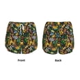 thumbnail image 3 of KLL Hawaiian Culture Symbols Pattern Shorts Women,Athletic Shorts High Waisted Running Shorts Pocket Sporty Short Gym Elastic Workout Shorts-Small, 3 of 7