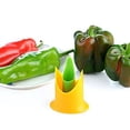thumbnail image 4 of 2 pcs Pepper Corer Twist to Core & Seed Stuffed Bell Chili Jalapeno Cut Small Large Tomato Slice Remover Bright Kitchen, 4 of 7