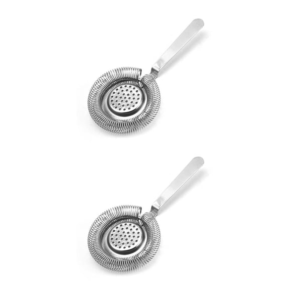 Inteprter Colador de barra de acero inoxidable pulido lavable té jugo vino filtro hogar KTV herramientas profesionales de coctelería Type2 NO2