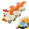 thumbnail image 4 of Q-style Cartoon Inertia Car Traffic Engineering Boomerang Toy Car Car Ornament Toy, 4 of 8