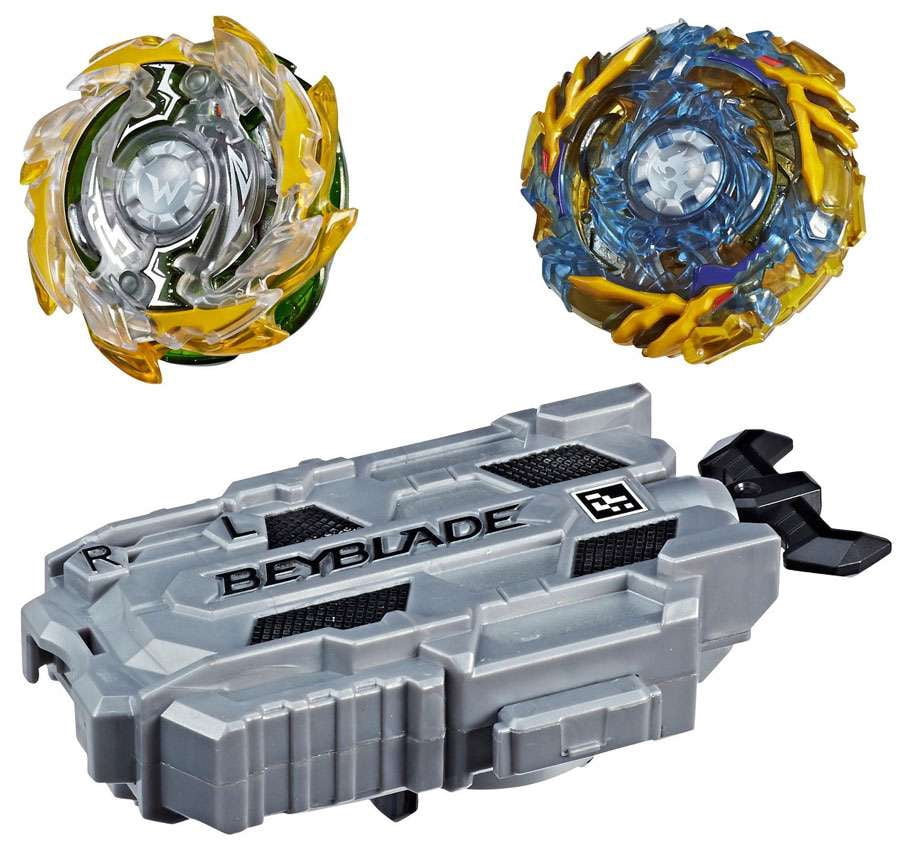 Hasbro Beyblade Evolution - Wyvron W3 and Fafnir F3 - Spin Shifter