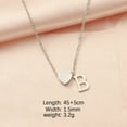 thumbnail image 3 of Necklaces for Women Clearance Sterling Silver 925 Initial Heart Necklace Heart Letter Necklace Personalized Monogram Necklace 1Pc, 3 of 8